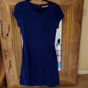 blue dress with pockets
